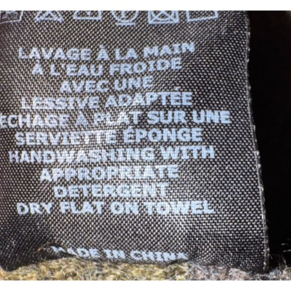 Isabel Marant Etoile Camo Alpaca Blend Open Back Tie Sweater Womens size 34 XS - Picture 6 of 7